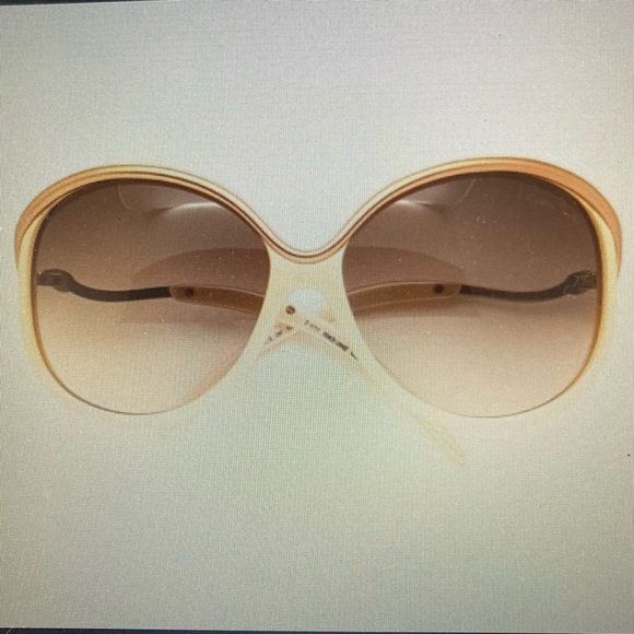 Roberto Cavalli Accessories - ROBERTO CAVALLI | ‘Cedro 601S’ Ivory & Brown Gradient Sunglasses Italy